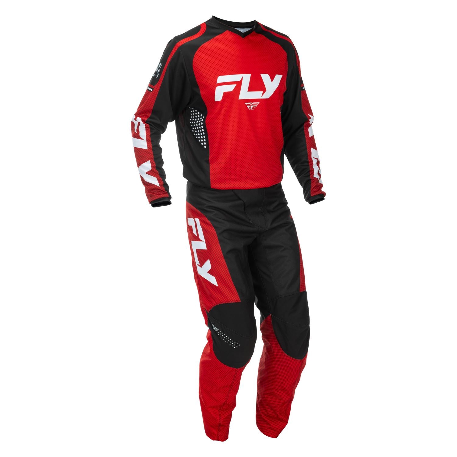 Fly Racing 2026 Motocross Combo Kit F-16 Red Black White